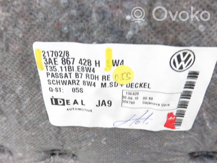 Volkswagen PASSAT B7 Verkleidung Heckklappe Kofferraumdeckel 