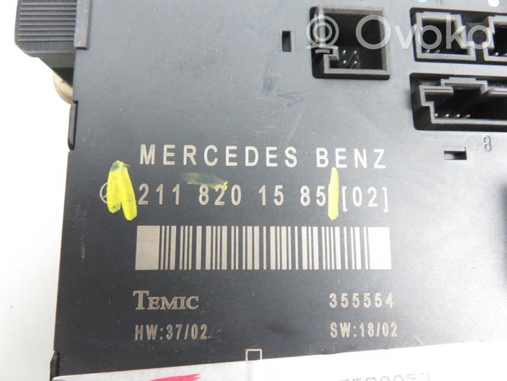 Mercedes-Benz E AMG W211 Unité de commande module de porte 