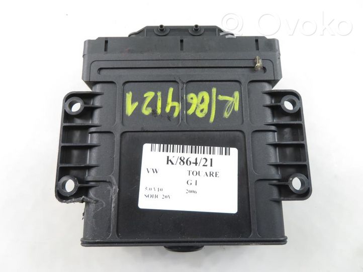 Volkswagen Touareg I Gearbox control unit/module 