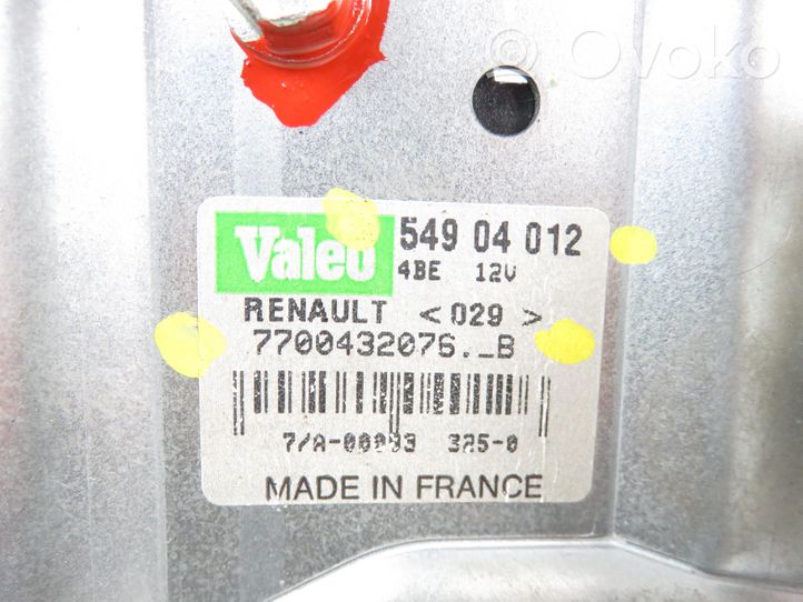 Renault Scenic I Moteur d'essuie-glace arrière 7700432076B