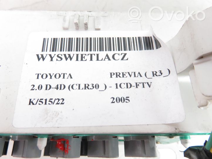 Toyota Previa (XR30, XR40) II Ekrāns / displejs / mazais ekrāns 0559005860