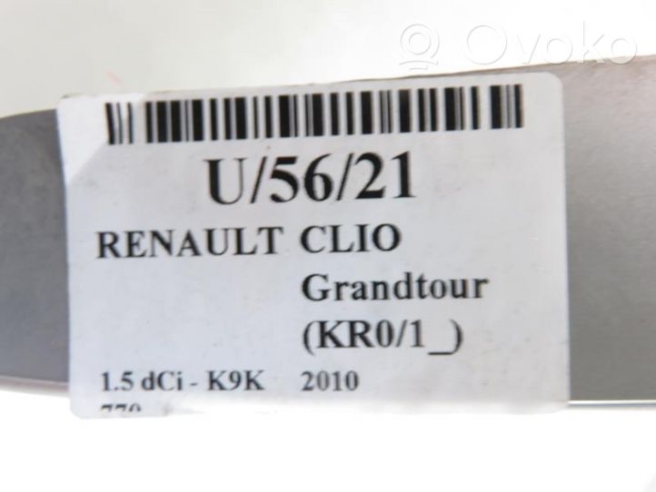 Renault Clio III Éclairage de plaque d'immatriculation 