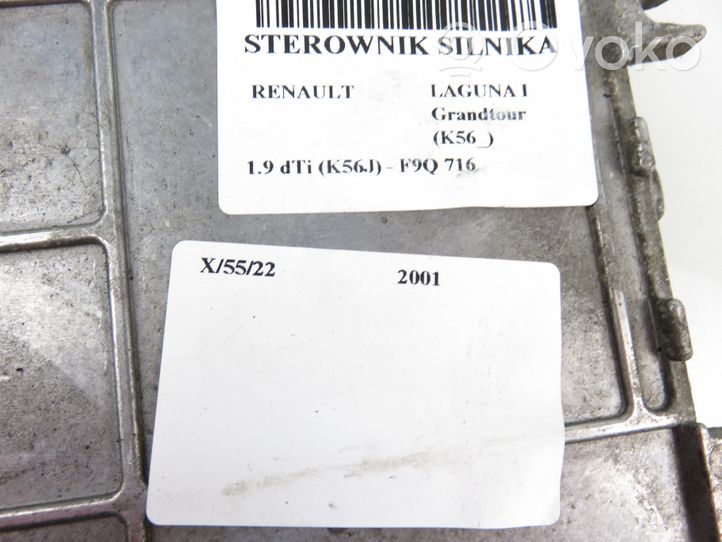 Renault Laguna I Centralina/modulo del motore 7700114354