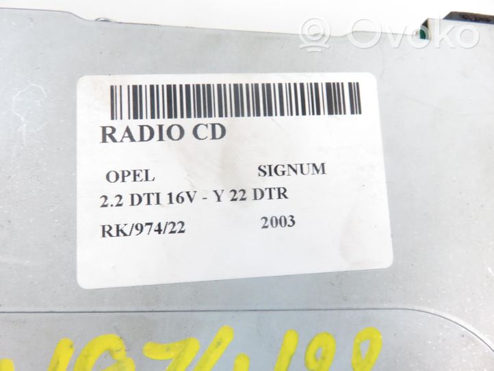 Opel Signum Panel / Radioodtwarzacz CD/DVD/GPS 13132282