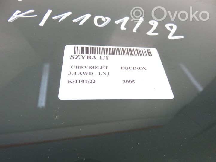 Chevrolet Equinox Rear door window glass 