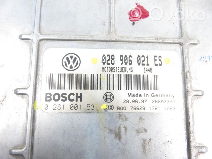 Ford Galaxy Sterownik / Moduł ECU 0281001531