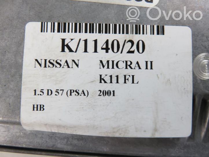 Nissan Micra Moottorin ohjainlaite/moduuli 