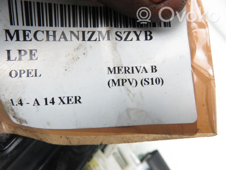 Opel Meriva B Mécanisme de lève-vitre avec moteur 