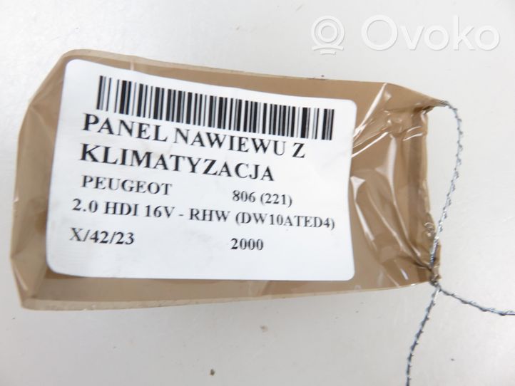 Peugeot 806 Przełącznik / Włącznik nawiewu dmuchawy 