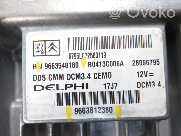 Peugeot 407 Sterownik / Moduł ECU 9663548180