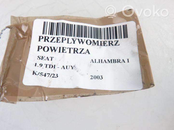 Seat Alhambra (Mk1) Misuratore di portata d'aria 0281002531 