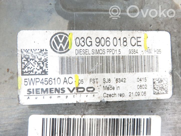 Volkswagen PASSAT B6 Sterownik / Moduł ECU 5WP45610AC