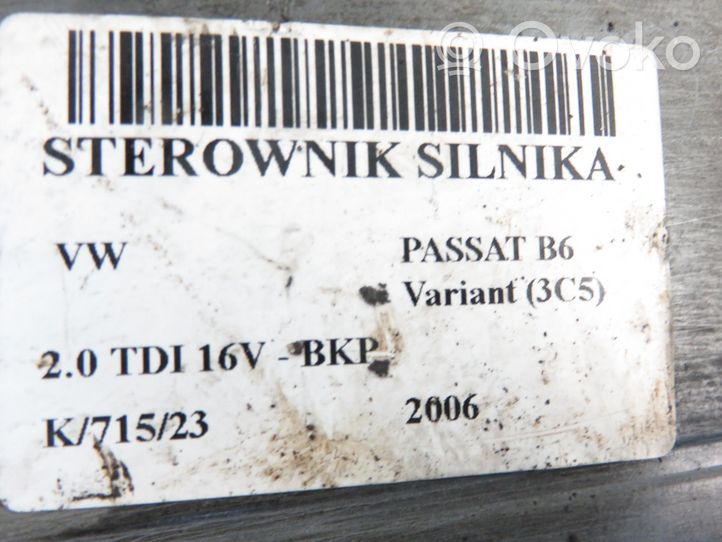 Volkswagen PASSAT B6 Sterownik / Moduł ECU 5WP45610AC