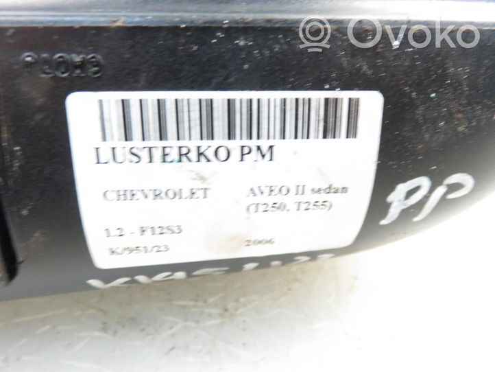 Chevrolet Aveo Manual wing mirror 