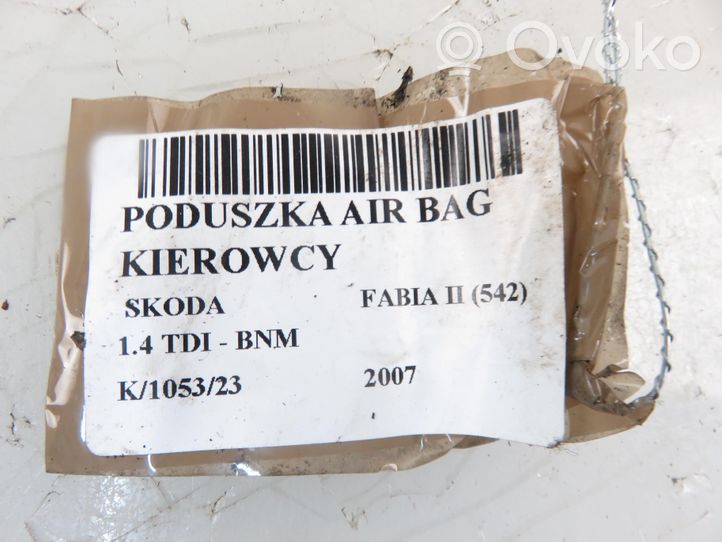 Skoda Fabia Mk2 (5J) Poduszka powietrzna Airbag kierownicy 