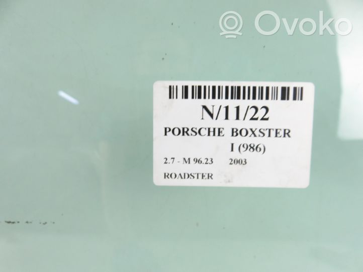 Porsche Boxster 986 Vitre de fenêtre porte avant (4 portes) 