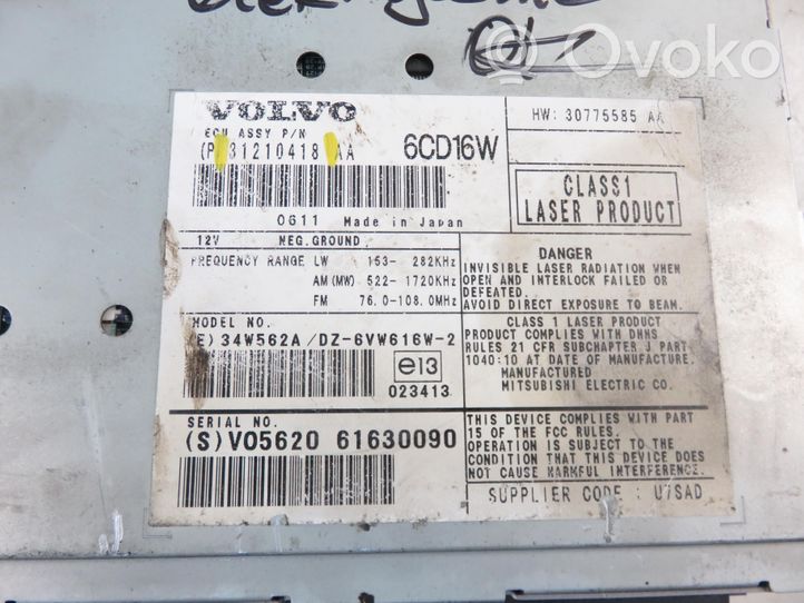 Volvo C30 Radija/ CD/DVD grotuvas/ navigacija 