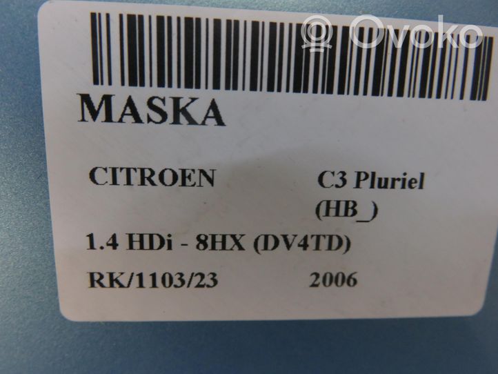Citroen C3 Pluriel Pokrywa przednia / Maska silnika 