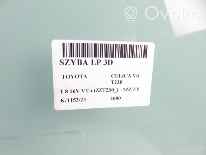 Toyota Celica T230 Finestrino/vetro portiera anteriore (coupé) 