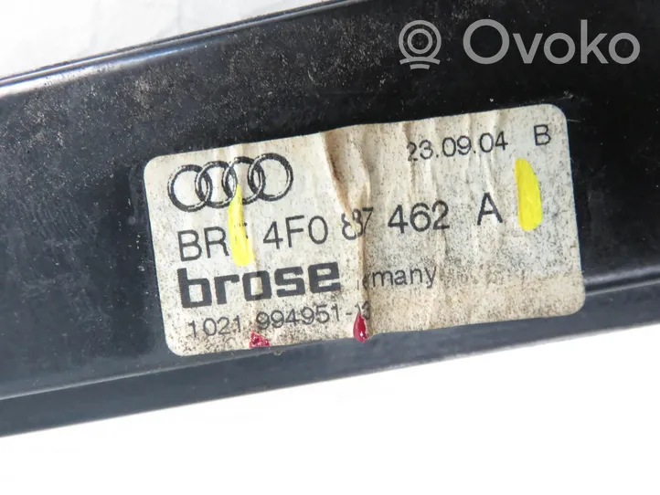 Audi A6 S6 C6 4F Priekinio el. lango pakėlimo mechanizmo komplektas 4F0837462A