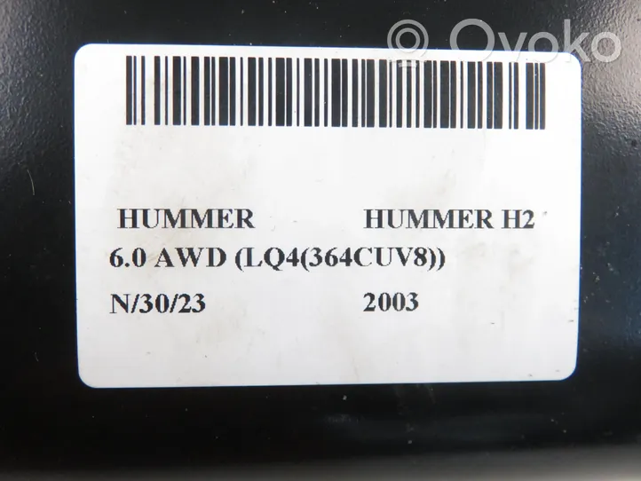 Hummer H2 Airbag del passeggero 16759588
