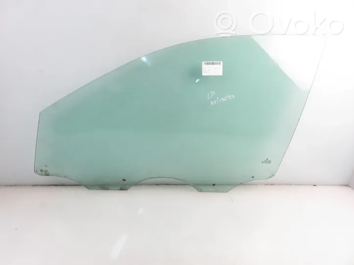 Volkswagen Polo IV 9N3 Front door window glass four-door 