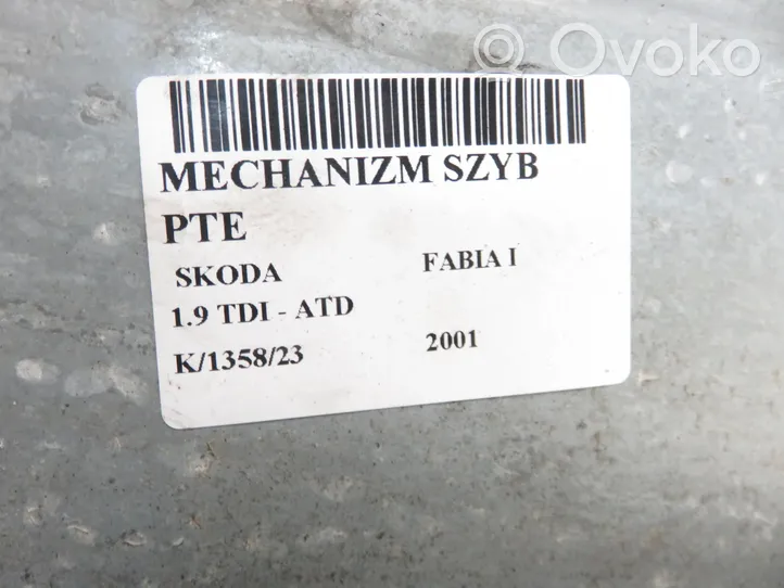 Skoda Fabia Mk1 (6Y) Elektryczny podnośnik szyby drzwi tylnych 6Q0959812A