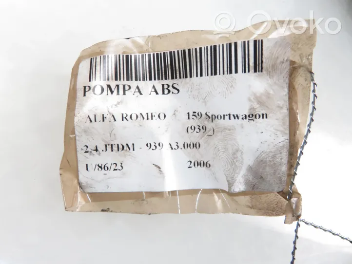 Alfa Romeo 159 Pompe ABS 54084738F