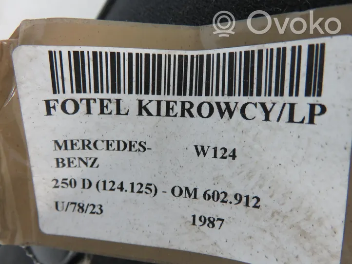 Mercedes-Benz E W124 Sedile anteriore del conducente 