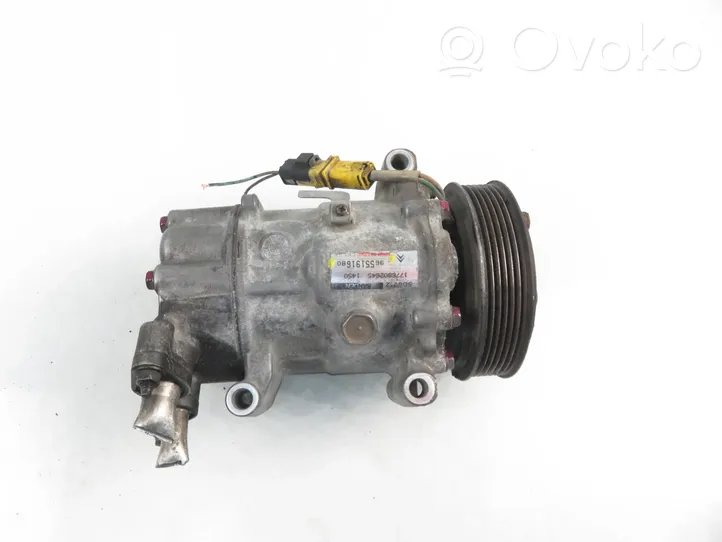 Citroen C2 Ilmastointilaitteen kompressorin pumppu (A/C) 