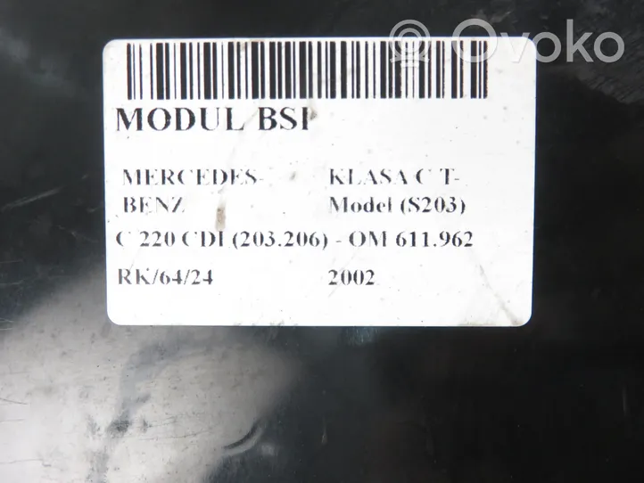 Mercedes-Benz C AMG W203 Unité de contrôle SAM 5DK00848613