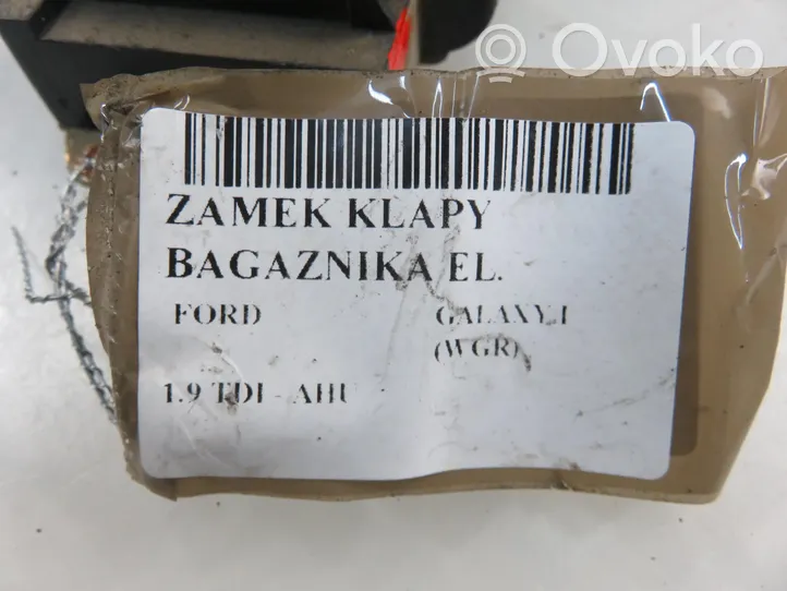 Ford Galaxy Zamek klapy tylnej / bagażnika 