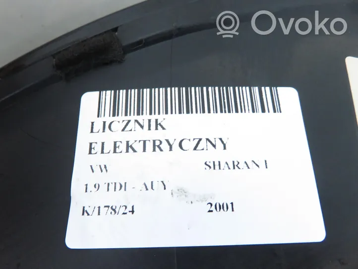 Volkswagen Sharan Tachimetro (quadro strumenti) YM2110849ZC