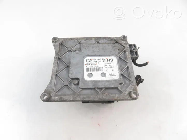 Opel Zafira B Engine control unit/module 5WK9460