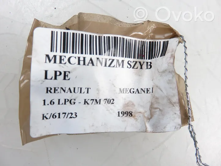 Renault Megane I Mécanisme de lève-vitre avec moteur 