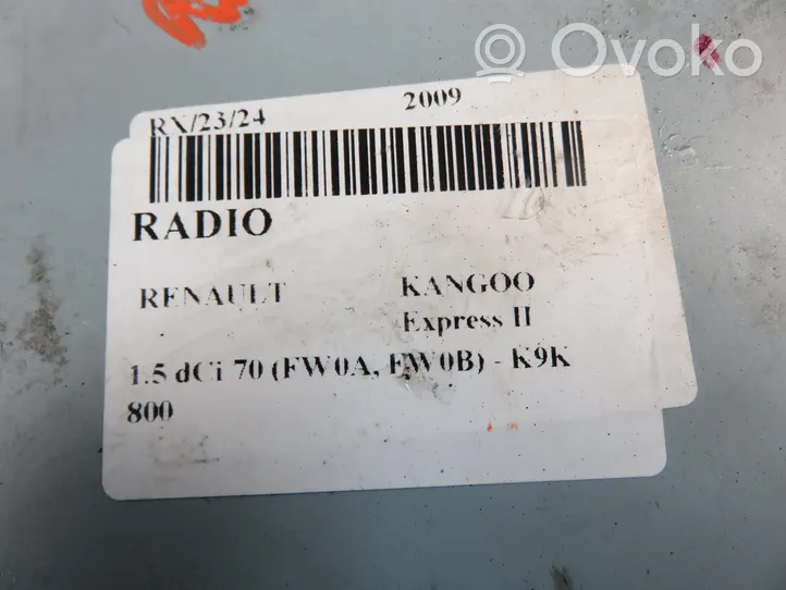Renault Kangoo II Unité principale radio / CD / DVD / GPS 