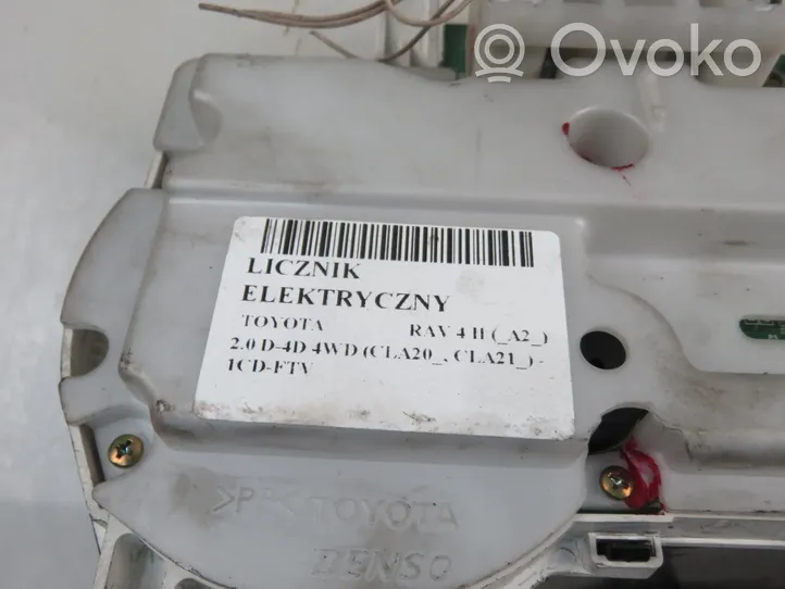 Toyota RAV 4 (XA20) Tachimetro (quadro strumenti) 1575105202