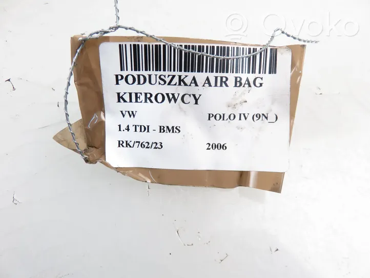 Volkswagen Polo IV 9N3 Poduszka powietrzna Airbag kierownicy 