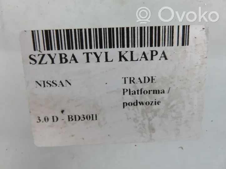 Nissan Trade Mažasis "A" galinių durų stiklas 