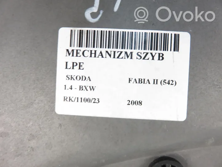 Skoda Fabia Mk2 (5J) Elektryczny podnośnik szyby drzwi przednich 