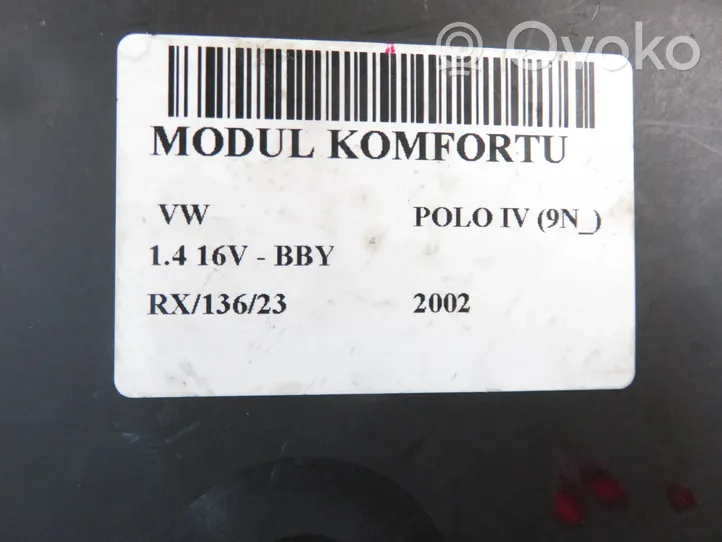 Volkswagen Polo IV 9N3 Module de contrôle carrosserie centrale 5WK48212C