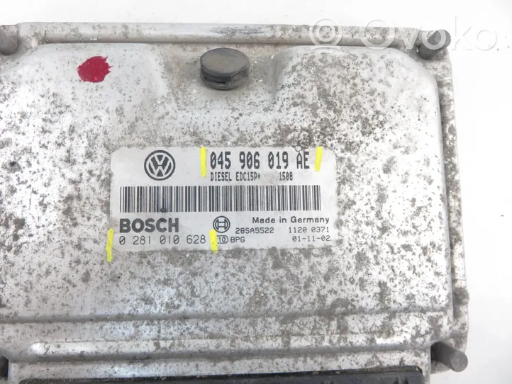 Volkswagen Lupo Блок управления двигателя 0281010628