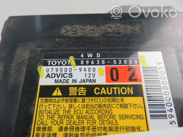 Toyota Urban Cruiser (XP110) Unidad de control/módulo de la caja de transmisión diferencial 0795009400