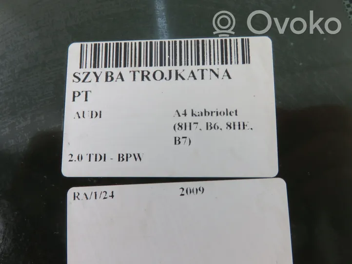 Audi A4 S4 B7 8E 8H Szyba drzwi tylnych 