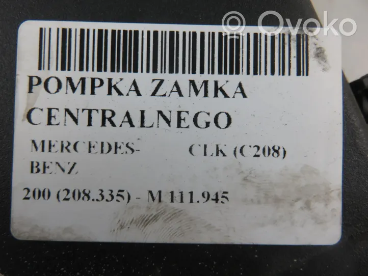 Mercedes-Benz CLK A208 C208 Pompka centralnego zamka 0132006360