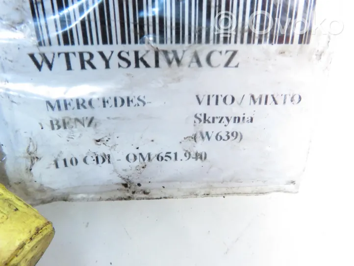 Mercedes-Benz Vito Viano W639 Wtryskiwacz paliwa 