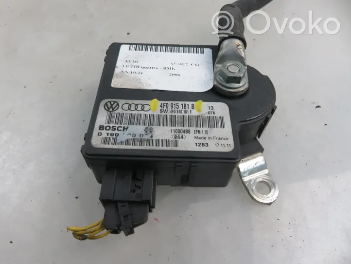 Audi A6 S6 C6 4F Module de contrôle de batterie 