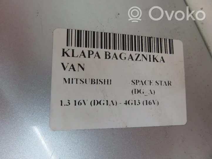 Mitsubishi Space Star Tylna klapa bagażnika 