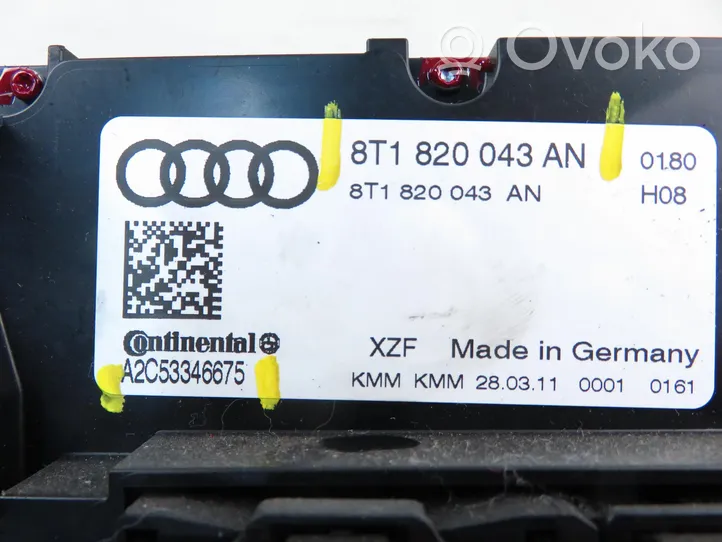 Audi A4 S4 B8 8K Interruttore ventola abitacolo A2C53346675