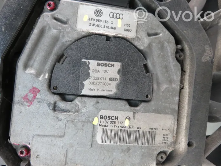 Audi A8 S8 D3 4E Комплект вентиляторов 4E0959455G